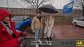 Pov watch old hubby swap stretch young wife's pussy wide open