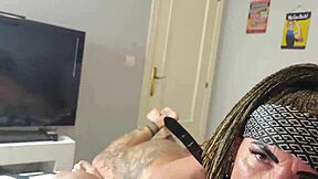 Muscular Big Tits Mature Squirts on Cock Demanding Facial Cum