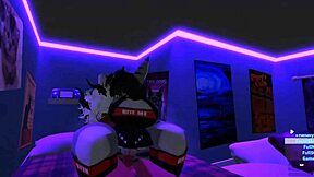 Demon Pounds Shark Girl In Wild Roblox Quickie
