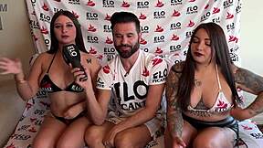 Curvy Chilean Girls Heat Up Casting Interview with Sultry Twists