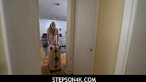 oh god, this horny housewife milf craves stepson's cock after outfit tease