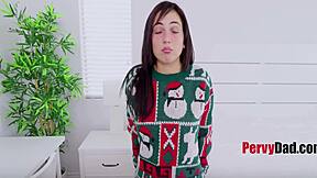 he satisfies stepdaughter's cum fetish by filling her tight pussy