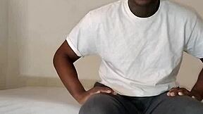 myself returning for more anal still dressed in christmas wrestling colors