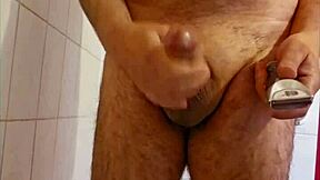 Shaving Slave's Humiliated Shaved Pussy Exposed in BDSM Flash