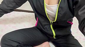 Japanese Brunette Feels Intense Pleasure Touching Here During Mind-Blank Orgasm