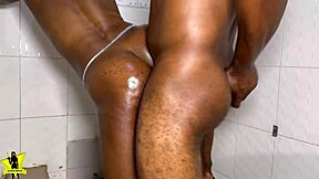 slimshade the curvy lagos baddie fucked hard in toilet by gate man