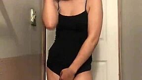 petite teen's tender ass in spandex stirs deep aching desire