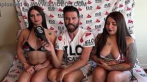 Curvy Chilean Girls Heat Up Casting Interview with Sultry Twists