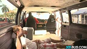 Can pornstar bree olson handle two dudes pounding her in public cash fuck?