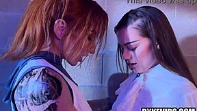BOLD FACE FUCKING STRAPON LESBIANS IN PRISON PARODY