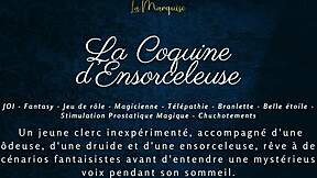French ASMR JOI Fantasy Seductive Enchantress Coquine Densorceleuse Teases Orgasm