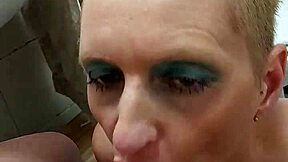 German Milf Whore Sandra Licks Ass Rimjobs and Blowjobs Client
