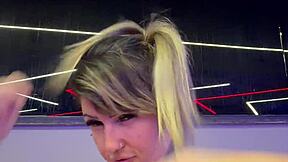 new year gym workout with vibrator in pussy i came so hard down my legs!!