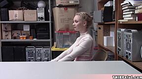 reverend's cute assistant caught stealing gets tight pussy punished hard