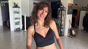 Lety flashes her curves during wild Imola Italy camping adventures episode 4