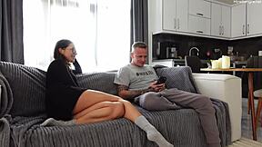 friends mom drops juicy pussy right on my face for sudden licking