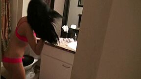 Hey small tit latina teen you want this big cock in your tight pussy?