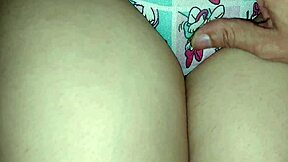 Stepdaughter shows her tasty new panty crotch to daddy