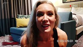 penny taunts cuck as dimitri's thick bbc pounds her wet pussy