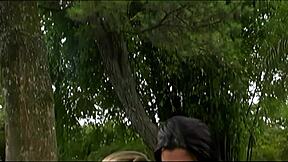 slim brazilian's tight ass takes standing outdoor anal thrill
