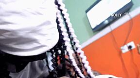 naughty step sis gets bent over and fucked hard by bro ken in guesthouse