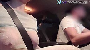 karenkiss blows valet in party lot before cuckold