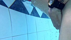 skinny horny 18yo amateur fucked hard in outdoor pool