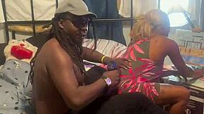 littyman and starburst argue mid-scene during real massage blooper show