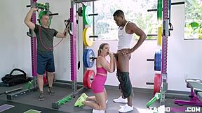 Cory Chase Milf Cheats with Big Black Cock Gym Doggystyle Cowgirl and Missionary