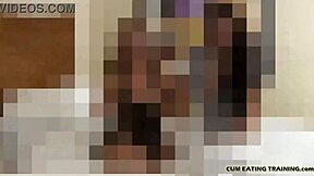 eat that cum load or get punished hard cei style