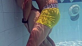 skinny horny 18yo amateur fucked hard in outdoor pool