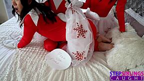 free use christmas elves kimmy kimm and bianca bangs get fucked everywhere