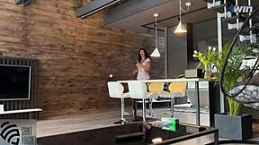 the nurse showed up and couldn't resist sucking my massive cock patient