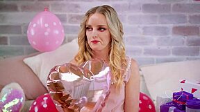 charlie forde teases with sloppy blowjob singing birthday song mouthful of cock