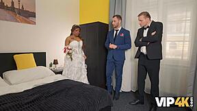 Bestie's Wedding Dress Ripped For Hardcore Pounding Fun