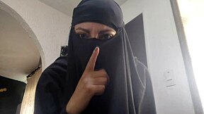 Arab Milf In Niqab Masturbates Dripping Pussy To Rough Squirting Orgasm Webcam