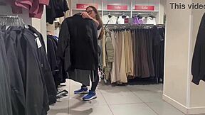 oh man i can't stop staring at this round latina ass stretching those see-thru leggings