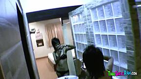 bang this thai hooker hard in hotel group fuck fest!