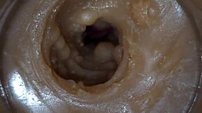 precum squirt my pussy? toy cam vagina closeup