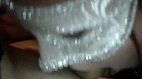Watch this masked wife slut deepthroat like a pro amateur blowjob queen
