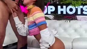 OMG HORNY CUTIE SASHA TATCHA CRAVES NADE NASTY'S ROUGH DOGGY FACEFUCK AND RIMJOB!