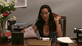 fucking isis love's milf secretary ass in fishnets heels monster creampie
