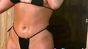 Tru kait's curvy latina big ass tits rip bikini sexy striptease