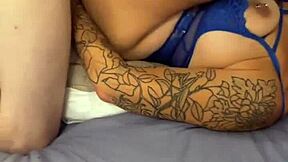 Sexy housewife slutwife craves big cock missionary cumshot facial tight pussy