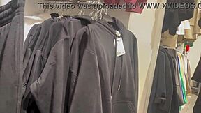 oh man i can't stop staring at this round latina ass stretching those see-thru leggings