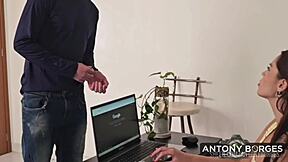 boss fucks secretary in office break quick and hard