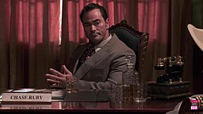 1920s office gentleman hosts secret steamy group sex orgy frenzy