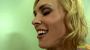 two busty milfs massage and devour each other's wet pussies