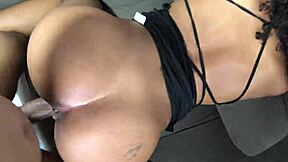 i visited ex black dress round ass couldnt resist curvy latina big tits