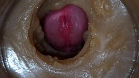 precum squirt my pussy? toy cam vagina closeup